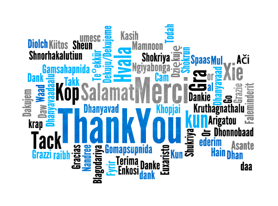 thank you collage