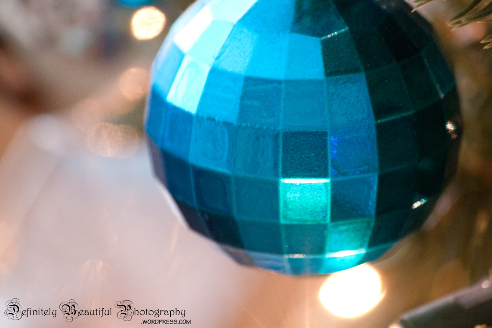 ambience square ball ornament